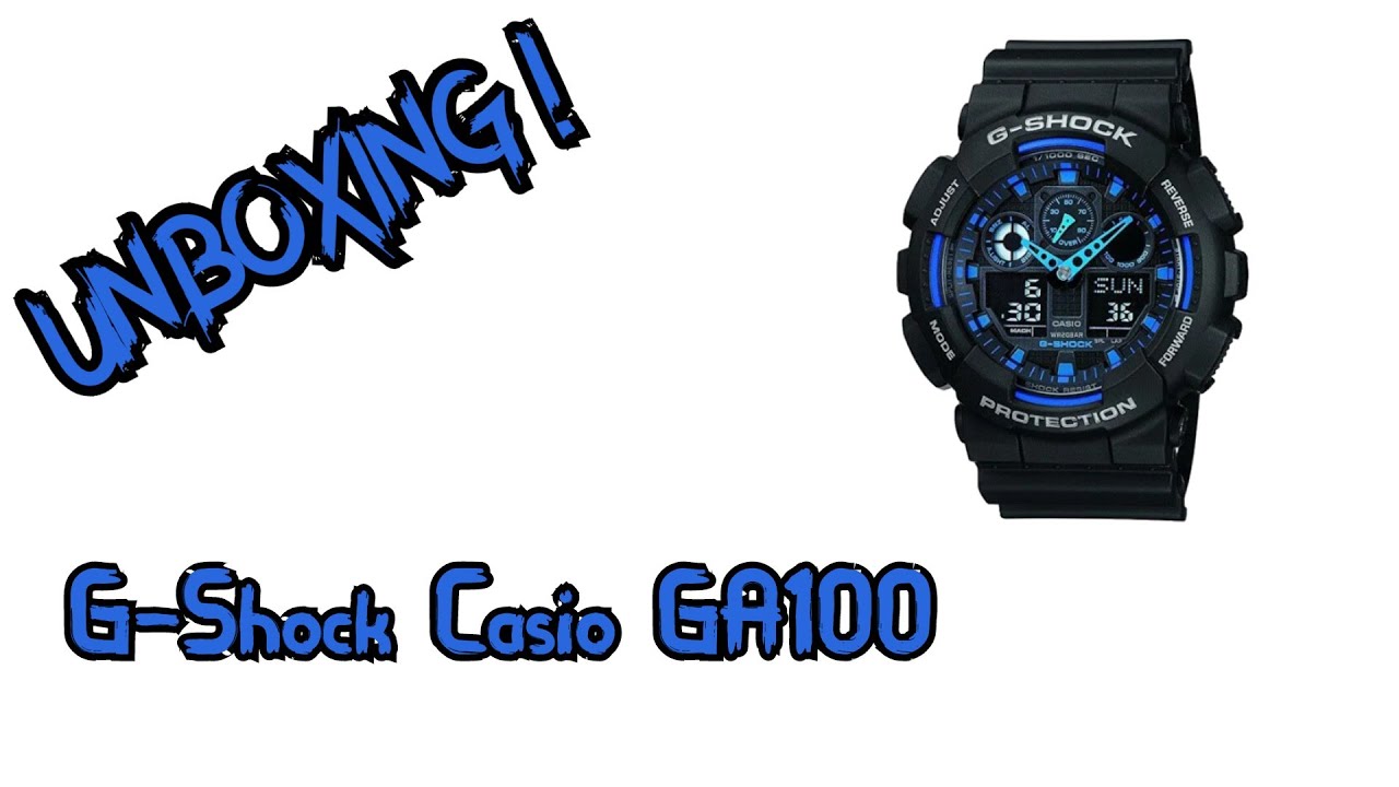 Casio G-SHOCK GA-100-1A2ER | UNBOXING | CZ/SK 1080p