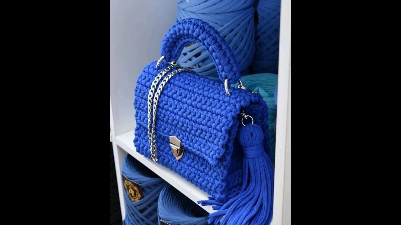 كروشيه شنطه بخيط الكليم طريقه سهله وبسيطه Crochet bag is easy and simple way
