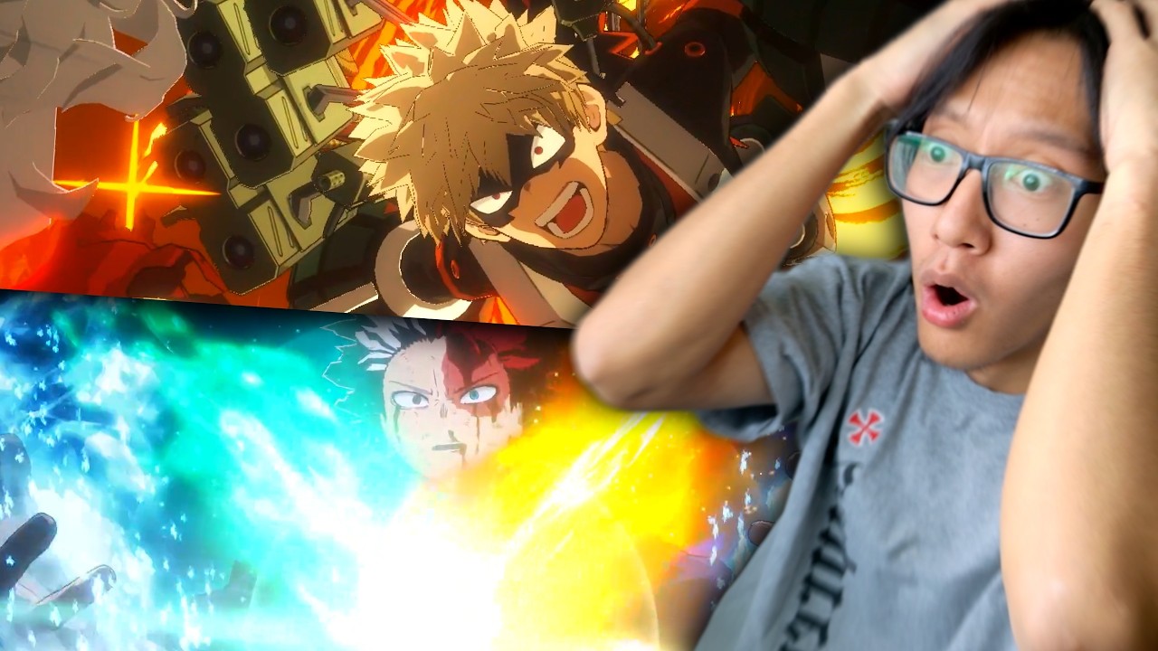 Новая игра серии My Hero Academia наконец-то вышла...