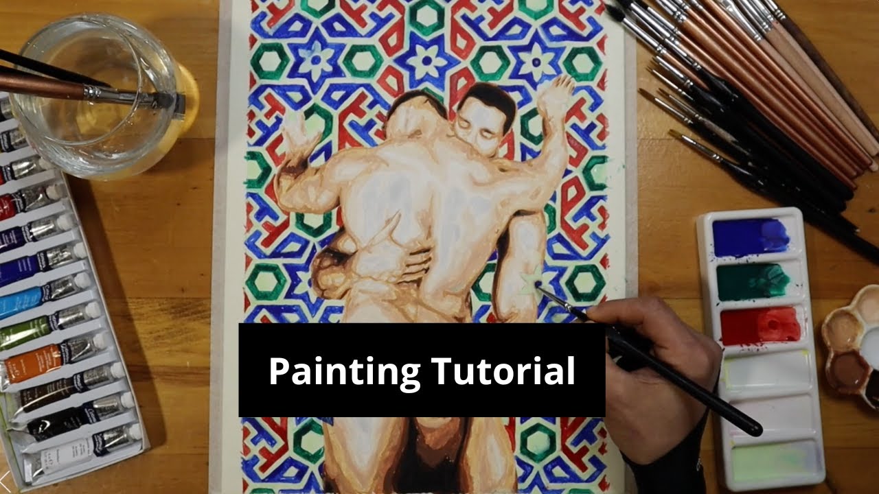 Painting Tutorial Time lapse Episode (115) #watercolorpainting #zakpopart
