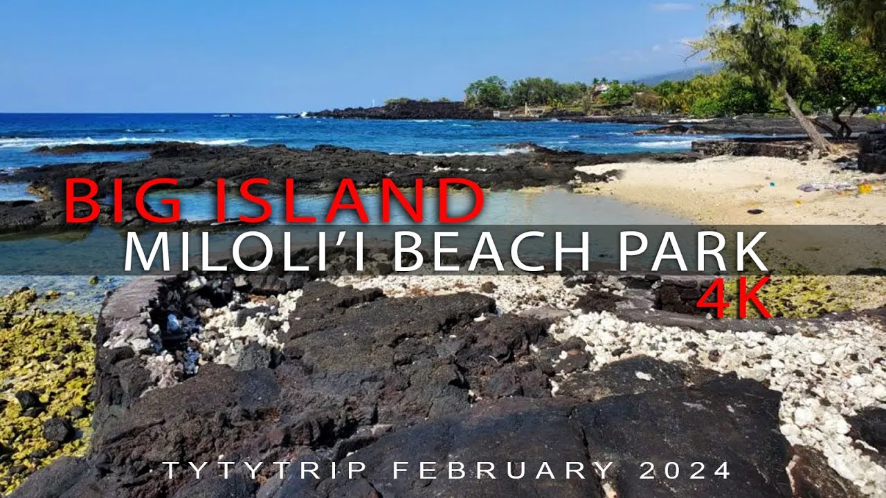 MILOLI'I BEACH PARK | 2024 Big Island | Hawaii | Day 3