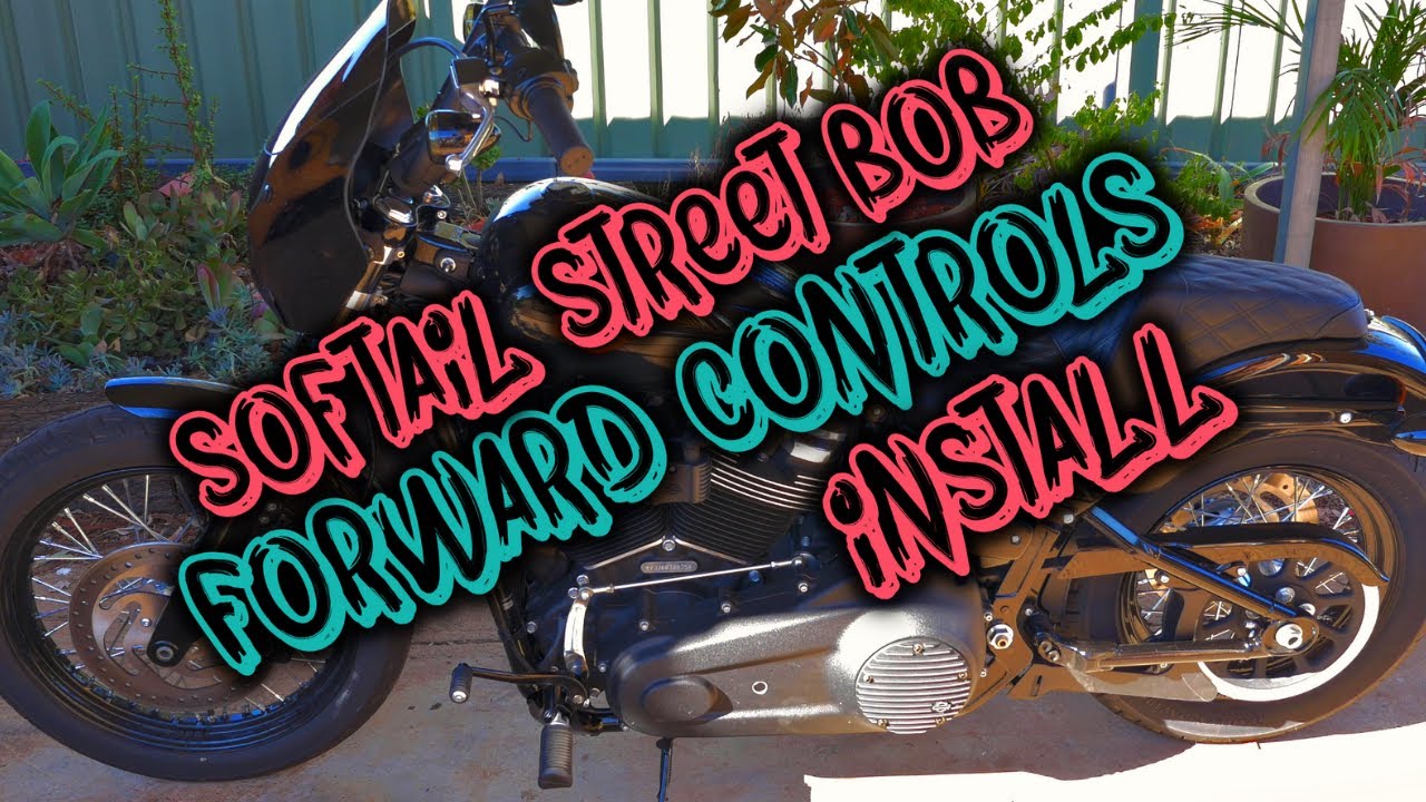 Установка Softail Street Bob Forward Controls