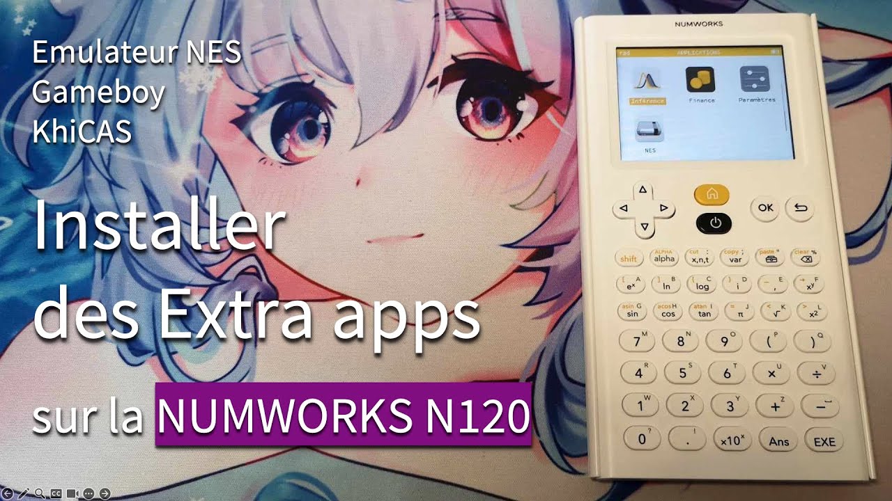 Installer des applis sur la NUMWORKS N120