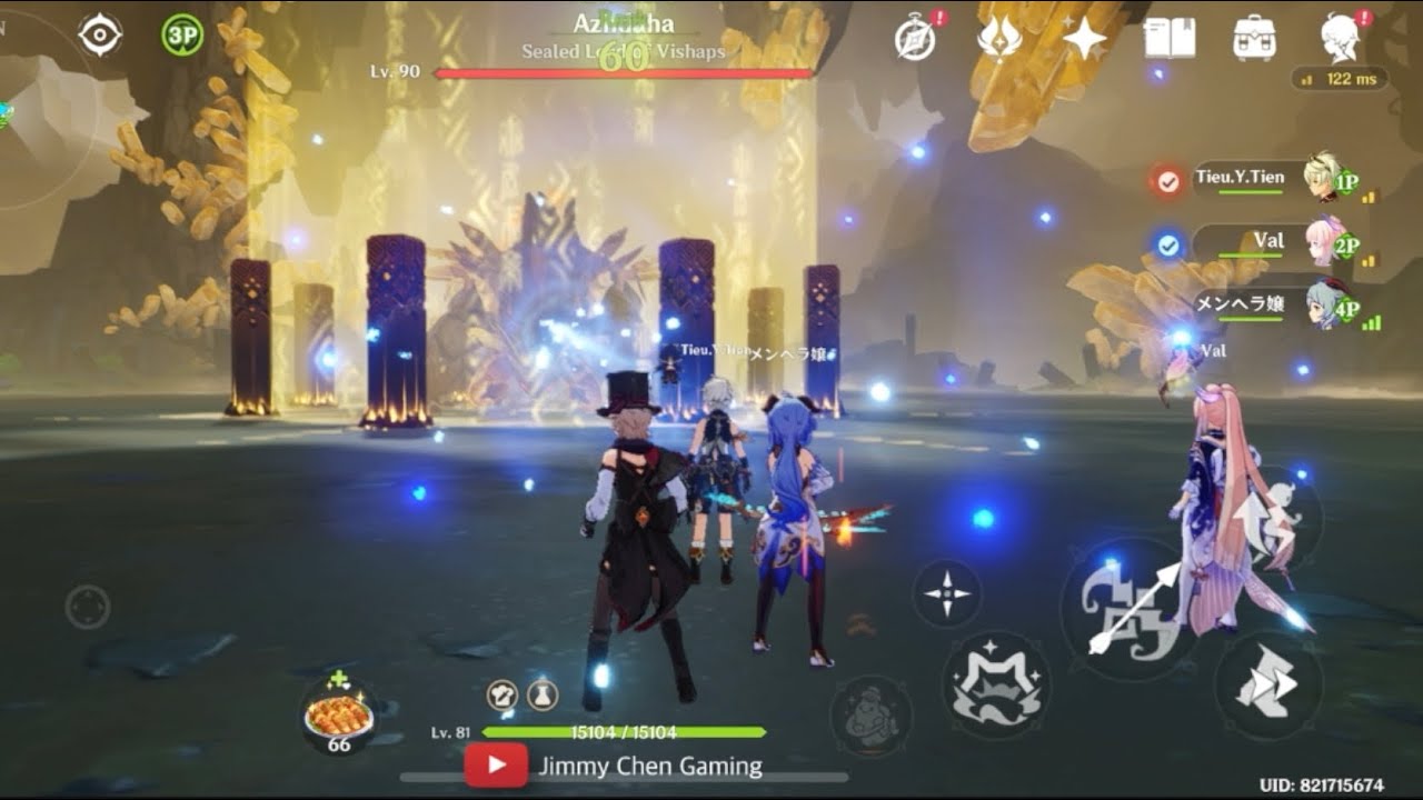 When Lyney and Ganyu are competing against each other in co-op...