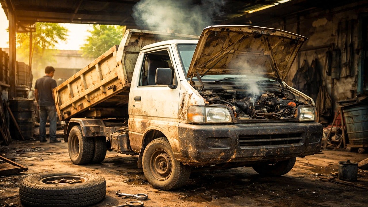 Full Restoration of a Rusty 1 Ton Dump Truck