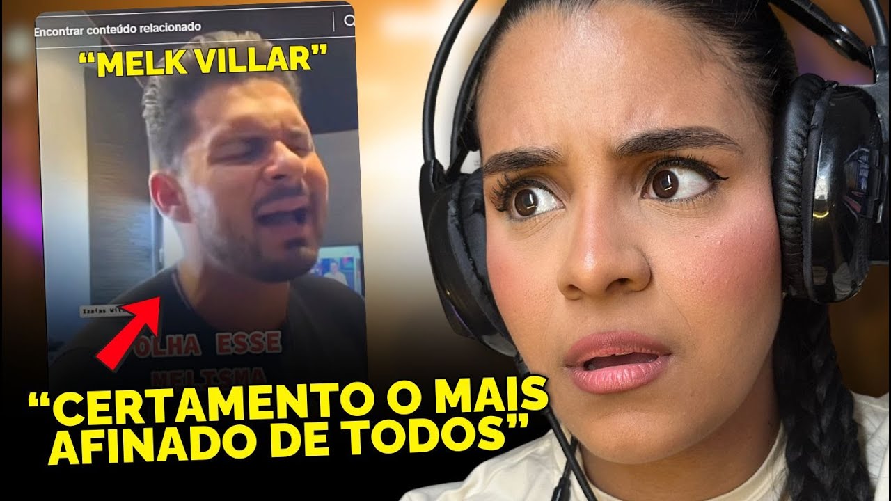 PROF DE CANTO REAGINDO AO MELK VILLAR