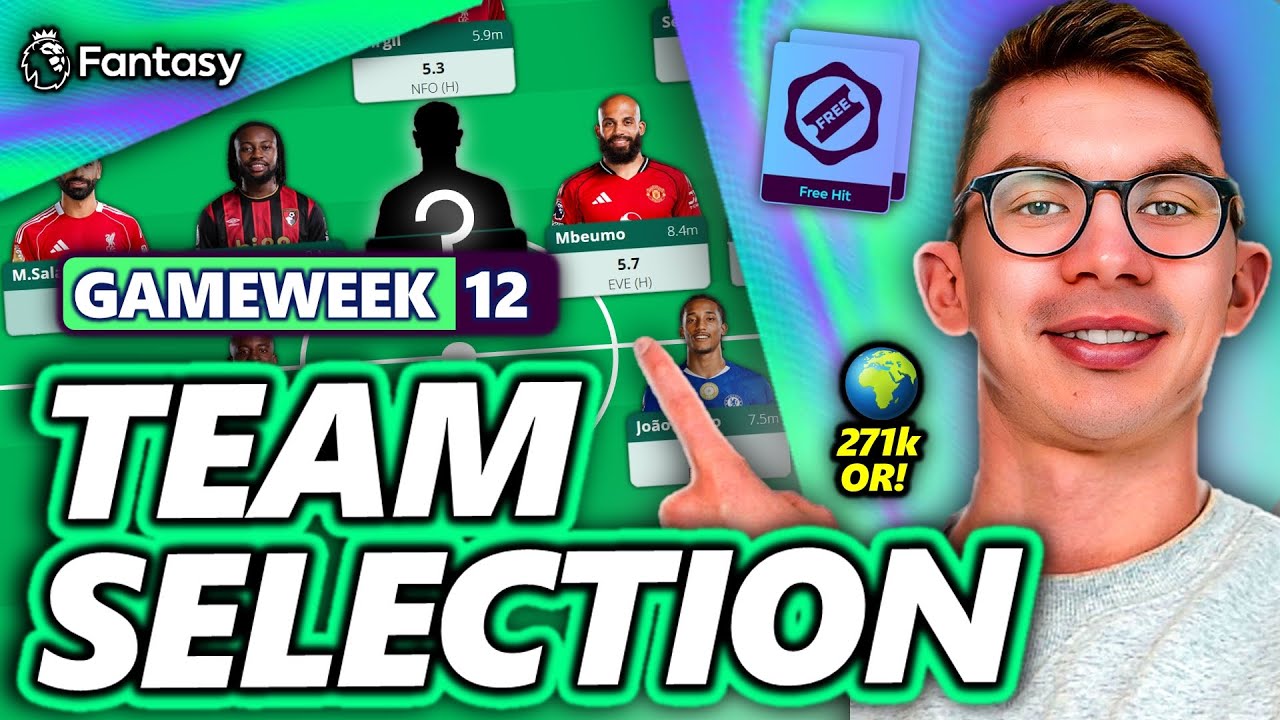 АКТИВЕН БЕСПЛАТНЫЙ ХИТ? ВЫБОР КОМАНДЫ НА 12-Ю НЕДЕЛЮ FPL! | Fantasy Premier League 25/26