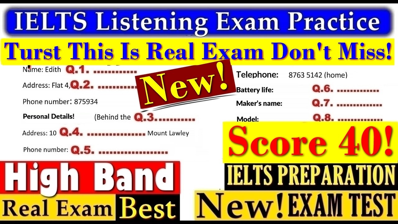 IELTS LISTENING PRACTICE TEST 2026 WITH ANSWERS | 13.06.2026