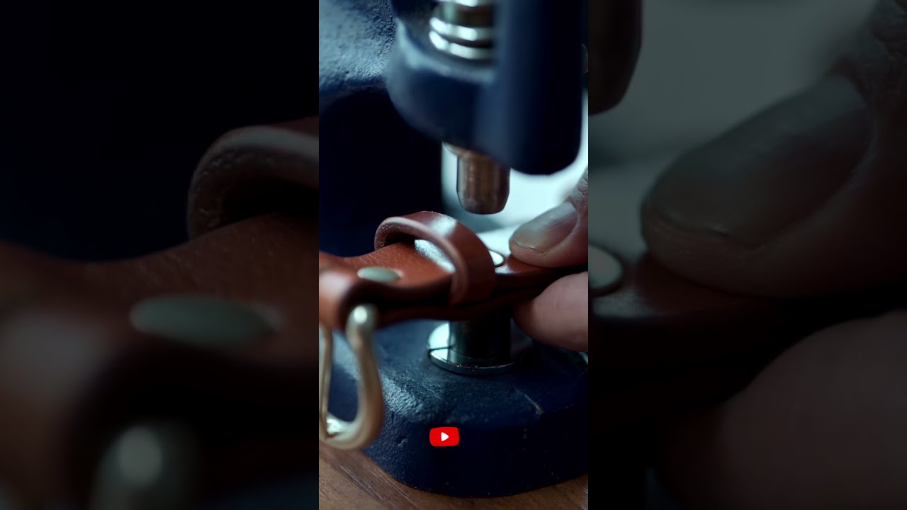 Belt riveting process #shorts #Engineer Section