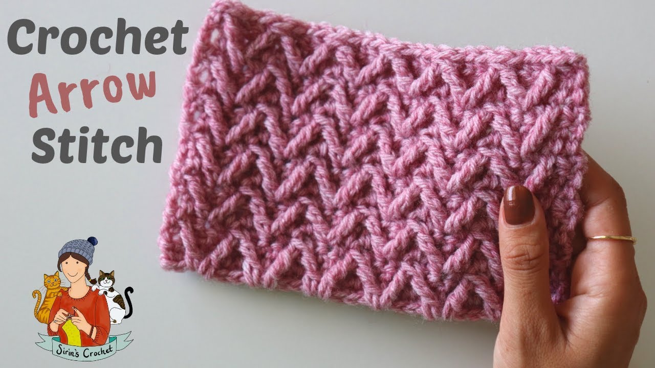 Crochet Arrow Stitch