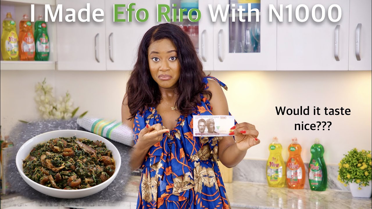 I Made EFO RIRO With N1000 - Would It Taste Nice - Zeelicious Foods