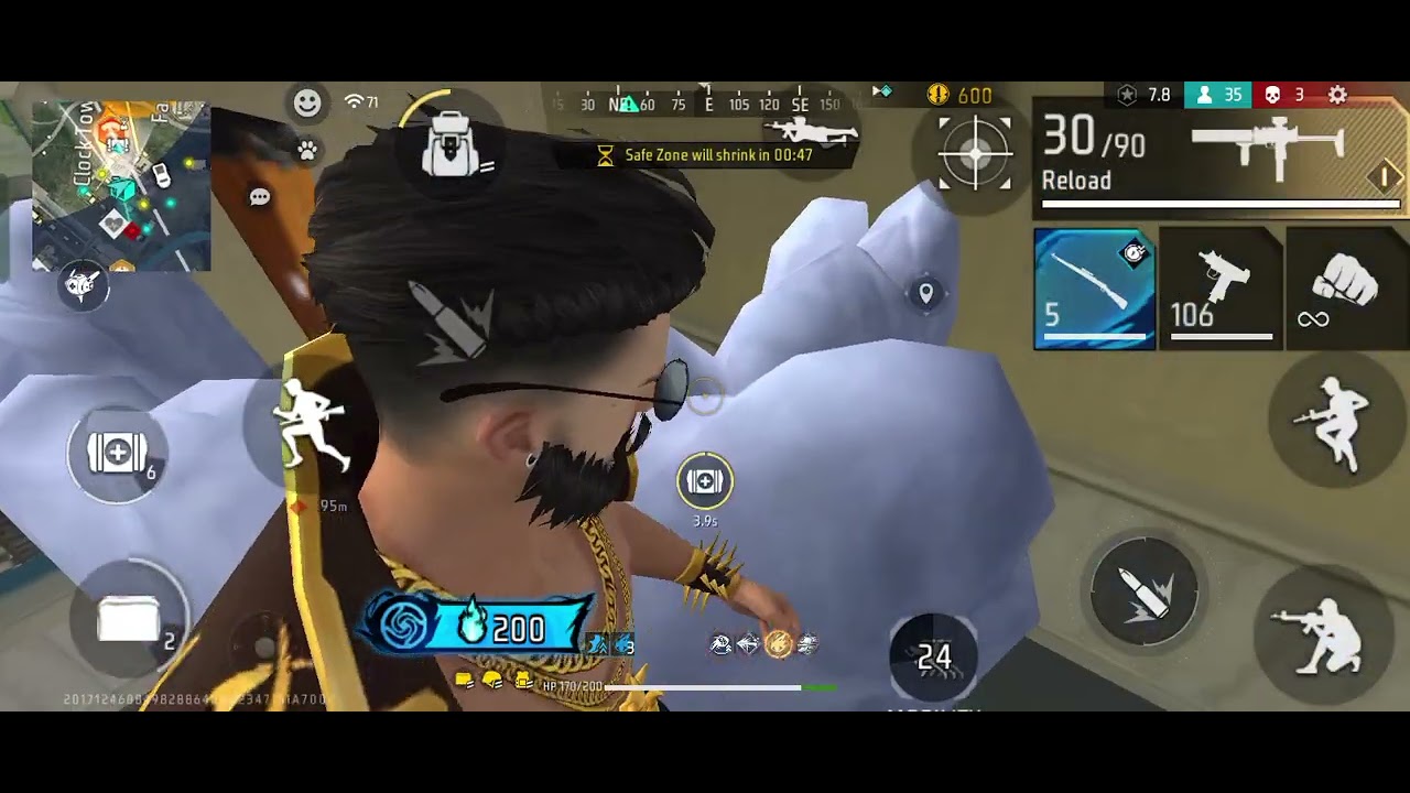 Free fire gameplay 😎 