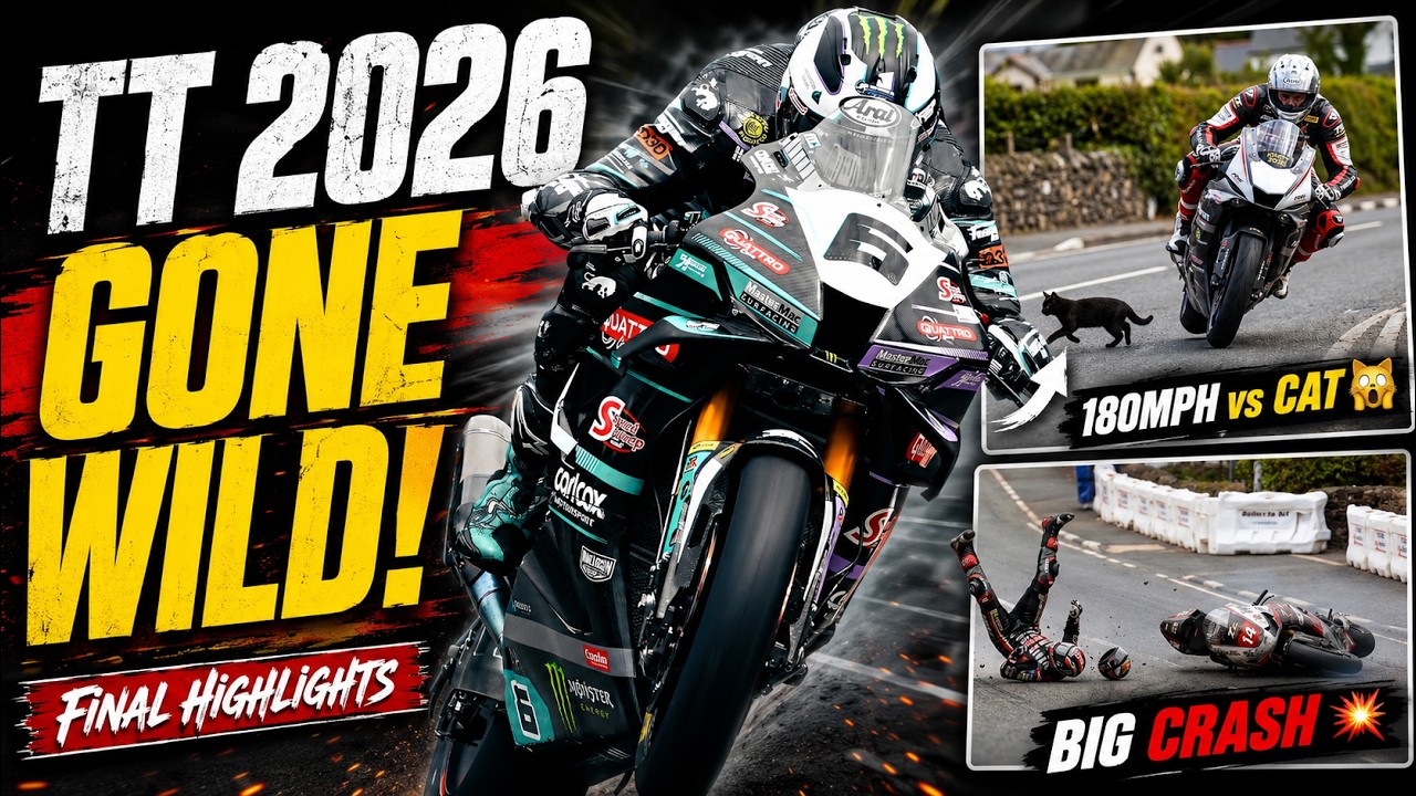 Что случилось в финале TT 2026 | Серьезная авария и 180 миль/ч против КОТА?!