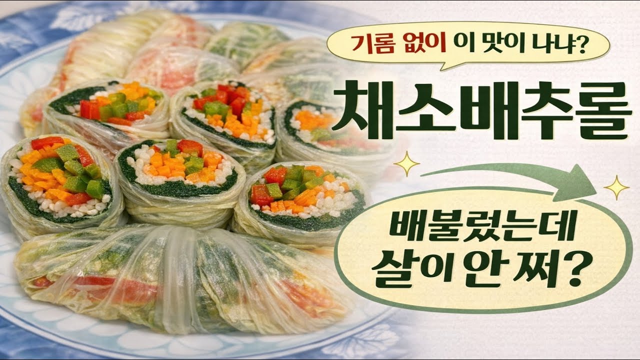 😲 이렇게 가벼운 배추롤, 처음입니다❗️❗️