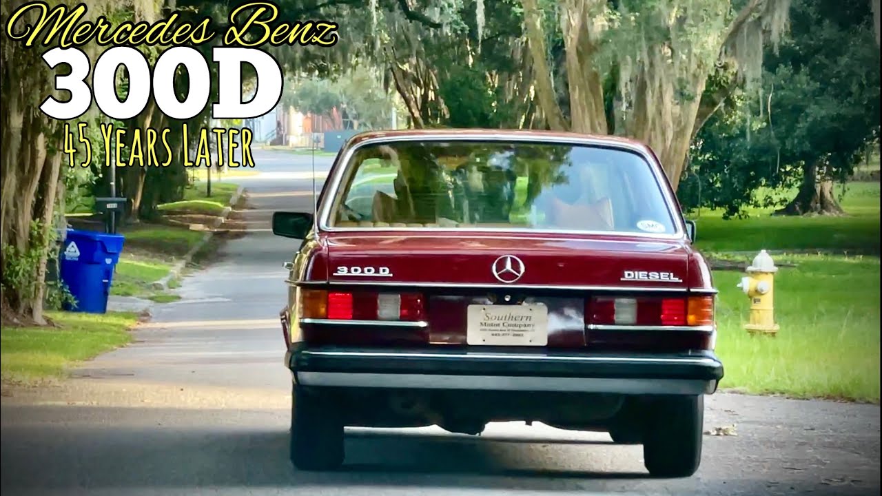 1976 Mercedes Benz 300D “Diesel” Test Drive 45 Years Later!!!