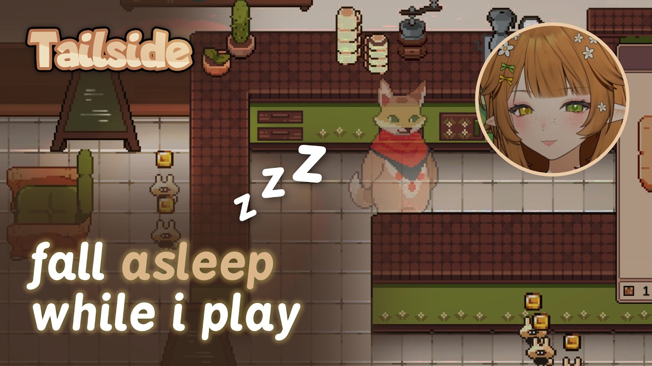 Cozy Cafe Playthrough ☕ Tailside First Look (soft spoken vtuber)