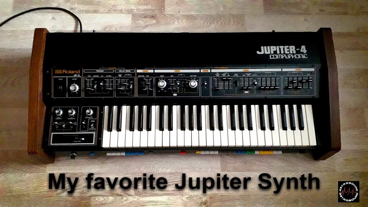 My favorite Jupiter Synthesizer - Roland Jupiter-4  (1978)
