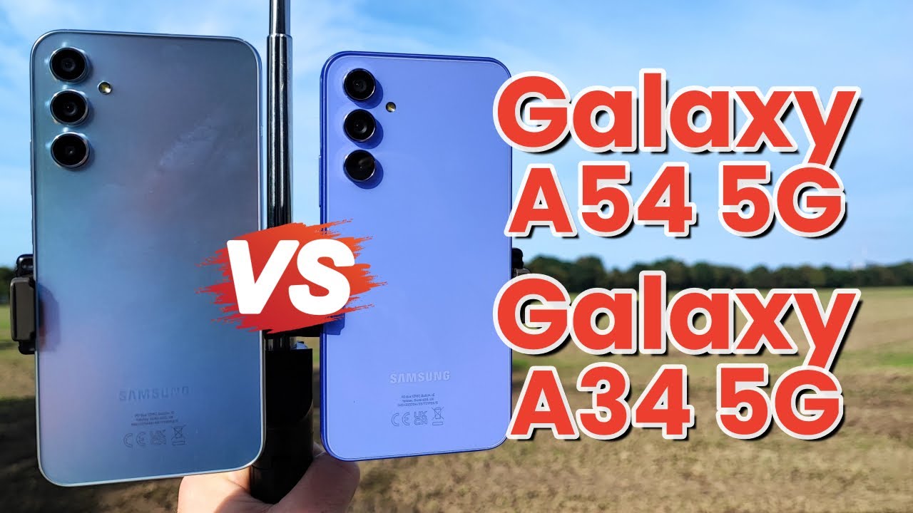 Galaxy A54 5G vs Galaxy A34 5G Camera Comparison 4K UHD Video & Photo