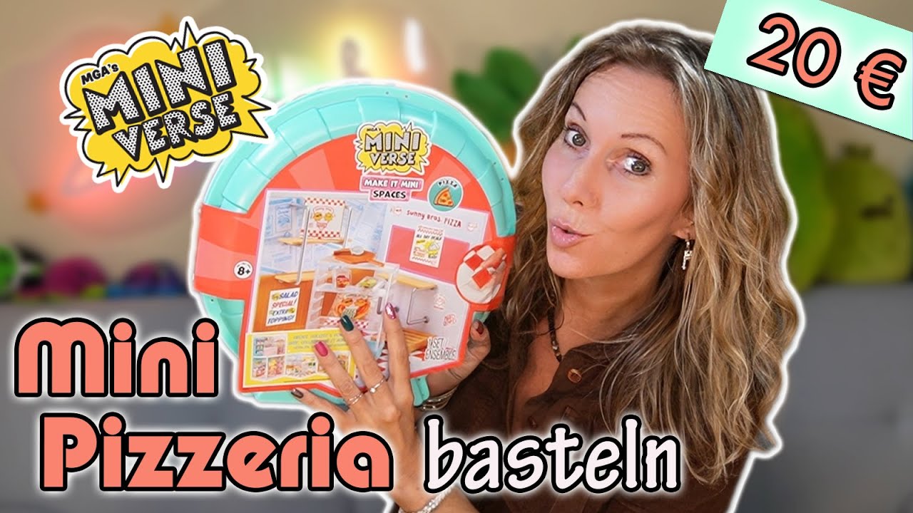 MJAM! Ich baue meine eigene Mini PIZZERIA 🍕 Miniverse Corner Pizzaria selbst bauen & gestalten