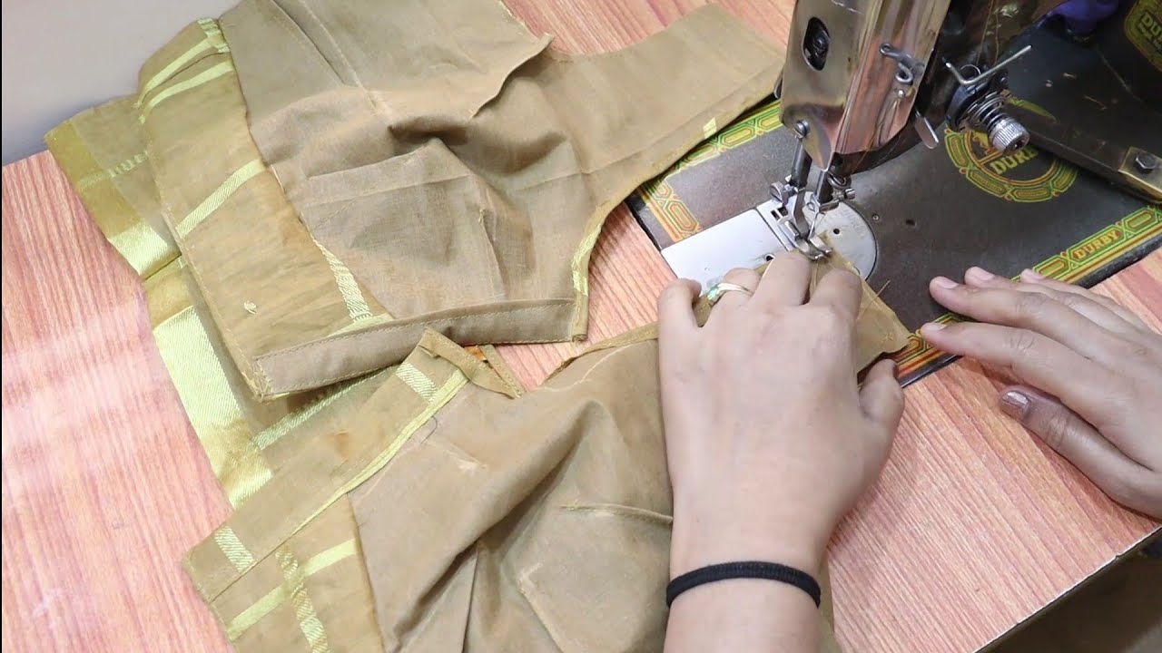 blouse full fitting and finishing ಬ್ಲೌಸ್ ಫುಲ್ ಫಿನಿಶಿಂಗ್ ಅಂಡ್ ಫಟಿಂಗ್