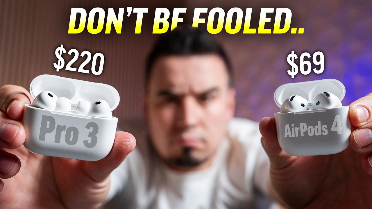 AirPods Pro 3 против AirPods 4 — РЕАЛЬНАЯ разница после 2 месяцев!