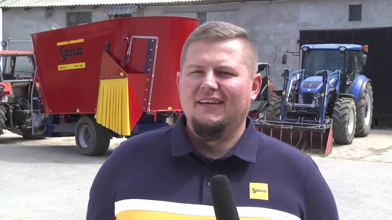 W&oacute;z paszowy Sano zakupiony z rezerwą aby w przyszłości powiększyć stado kr&oacute;w