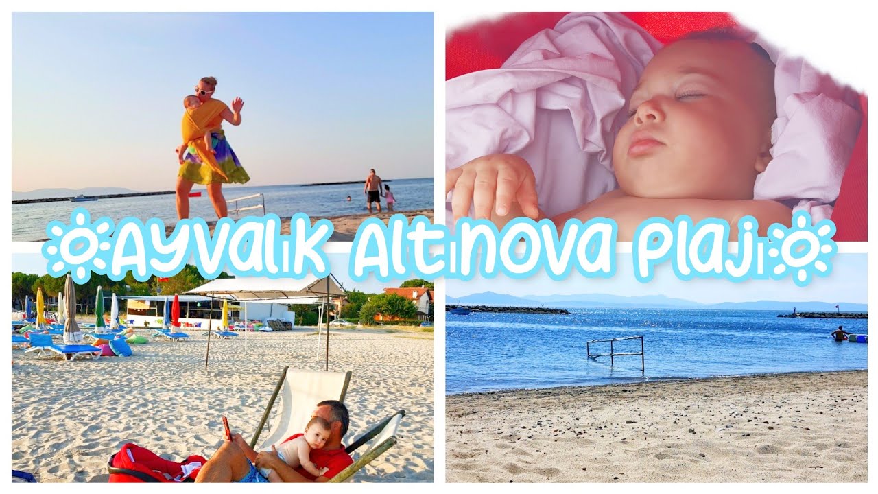 Ayvalık Altınova Plajı | Ayvalıkta G&uuml;n Batımı | Denizimiz Cam Gibi | Martı Plajı | G&uuml;nl&uuml;k Vlog