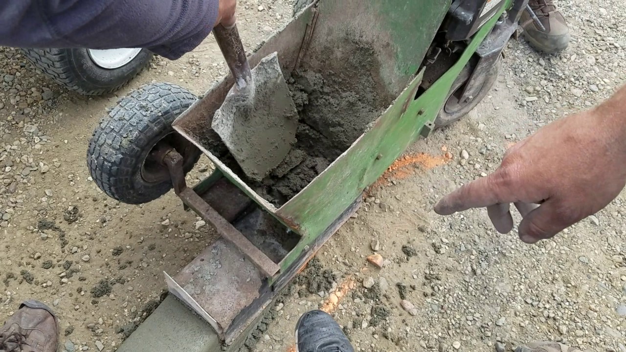 Borderline Curbing Machine