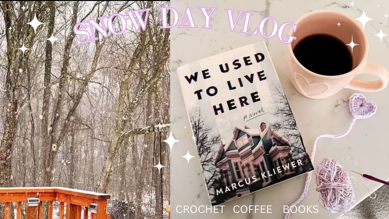 ✨🌧️Snow Day Vlog 📖Books ☕️Coffee & Crochet 🧶