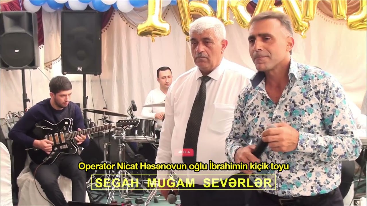 Toy açılışı Segah Muğam oxuyur Bəbirxan / gitara Reşad Ağcabedili / bedirxan
