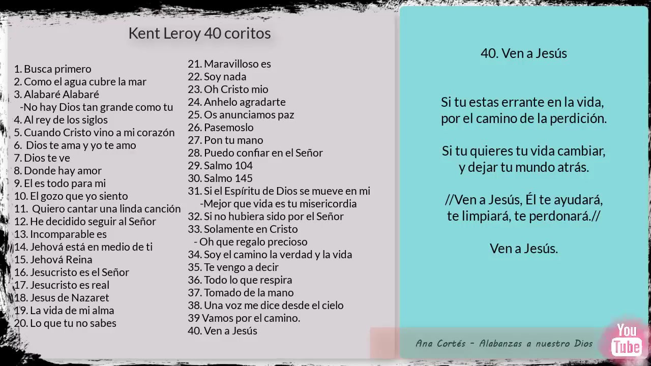 Kent Leroy 40 coros de recuerdo
