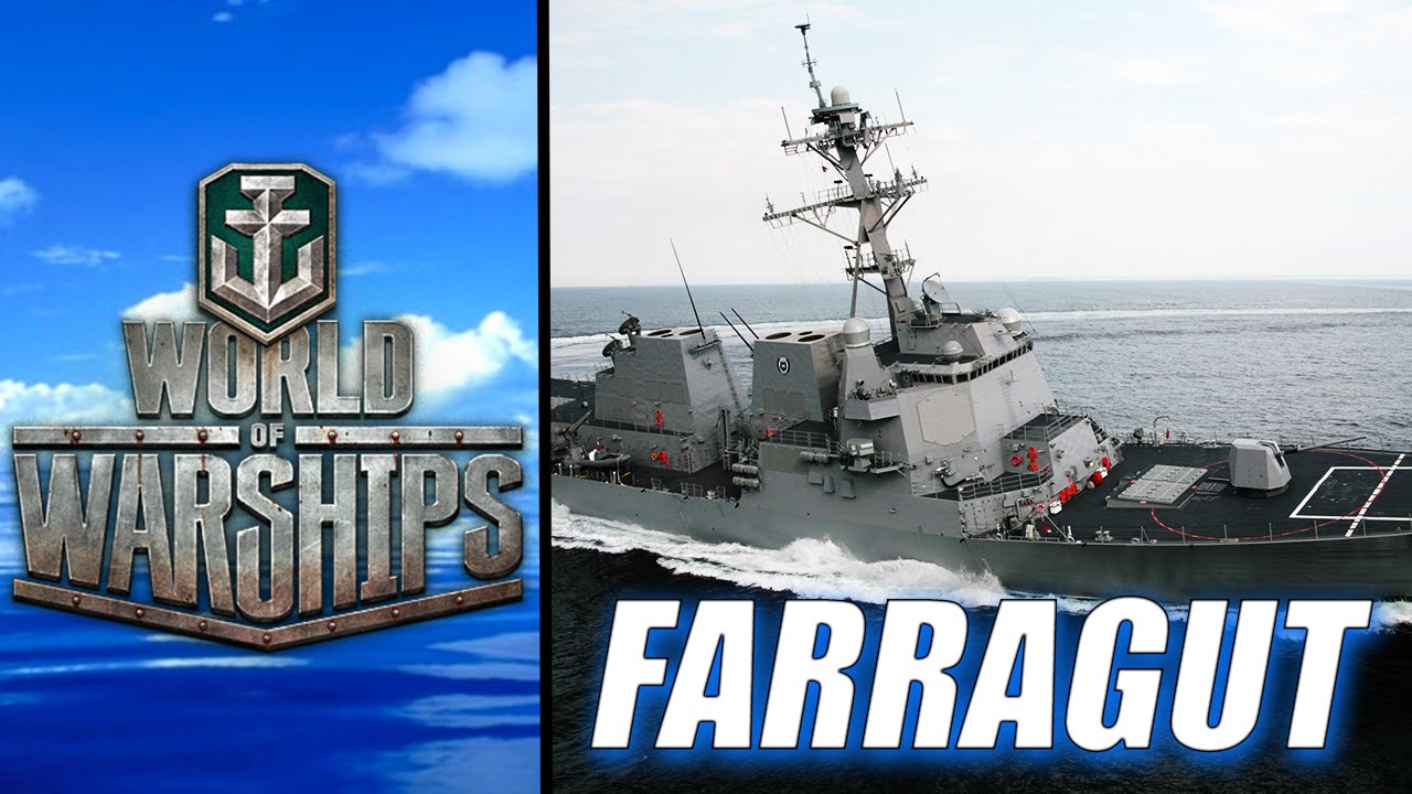 World of Warships | Farragut Gameplay | +2250 xp, +230k Credits Match | 