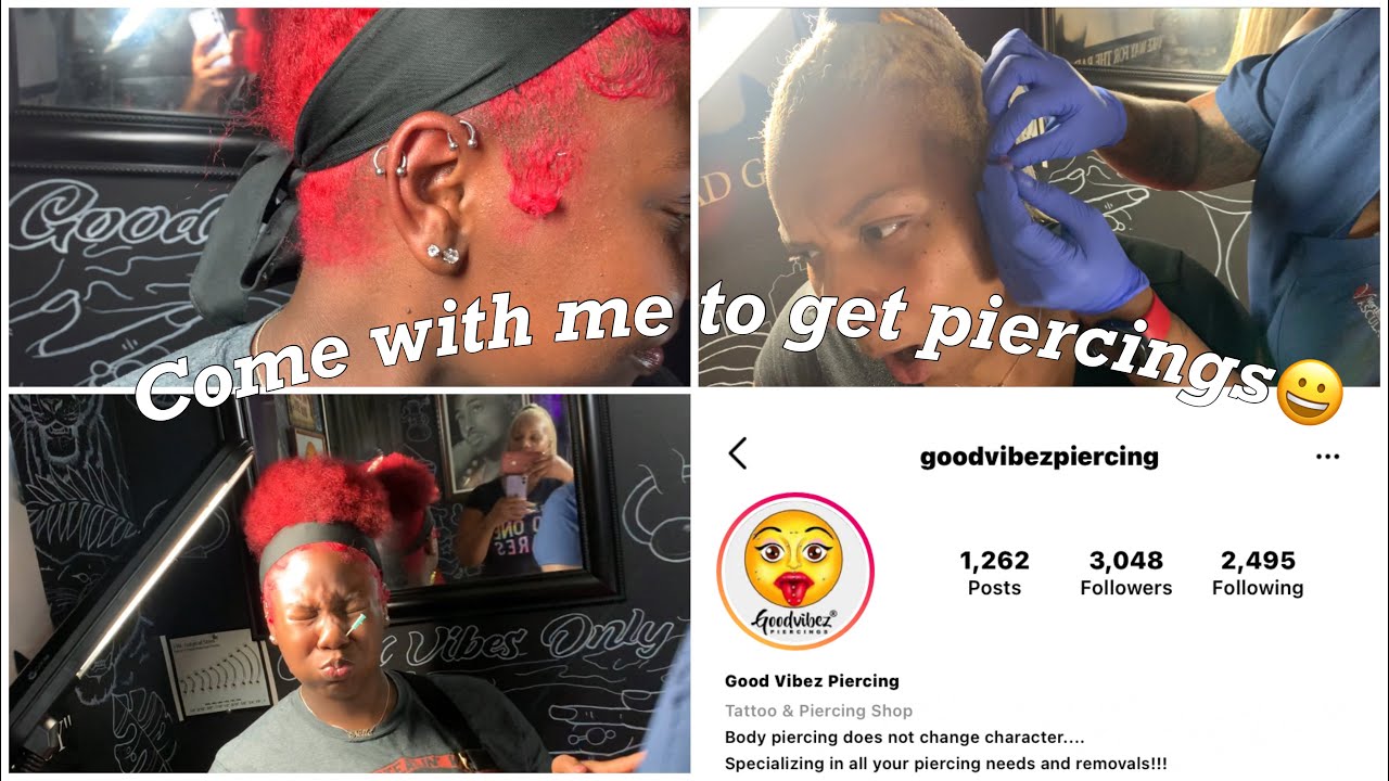 Come w/me to get my nose pierced & my industrial bar:))) ||nettemariettee