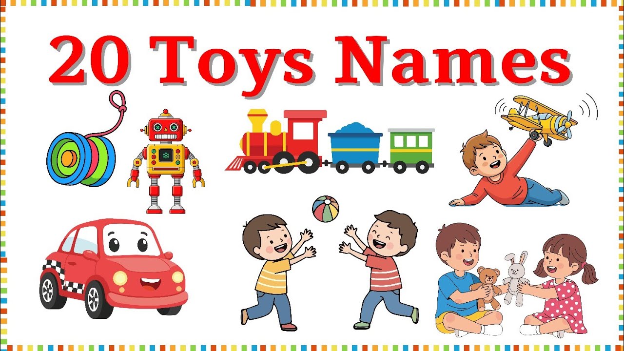 20 Toys Names| Toys Names for kids| Learn 20 Toys Names with pictures| खिलोनो के नाम|#20toysnames