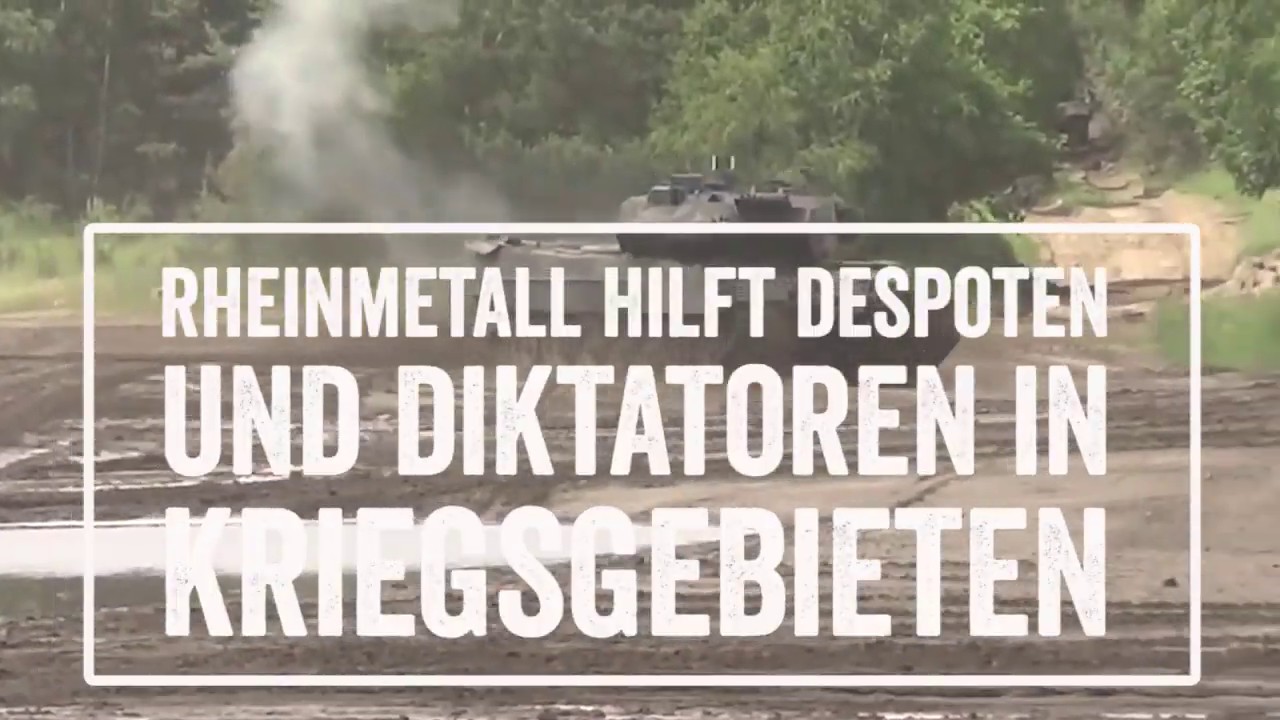 Rheinmetall Entwaffnen - Aktionstage in Unterl&uuml;&szlig; im September 2019