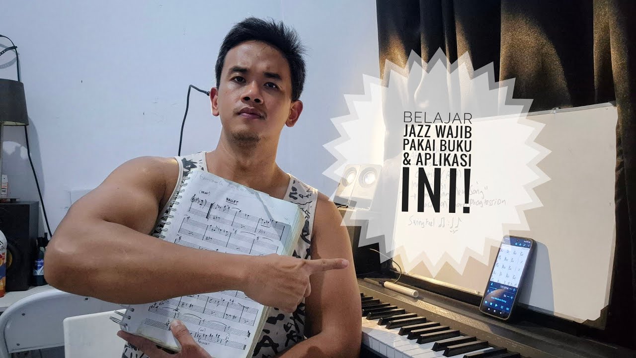 I - Belajar Jazz Piano Dari Nol, langsung praktek lagu. Pastikan punya buku ini!