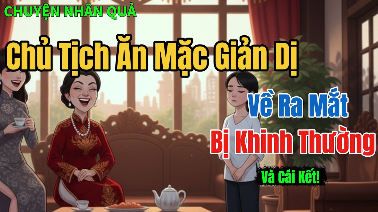 Cô Gái Chủ Tịch Ăn Mặc Giản Dị Về Nhà Chồng Ra Mắt Bị Khinh Thường Và Cái Kết | Chuyện Nhân Quả