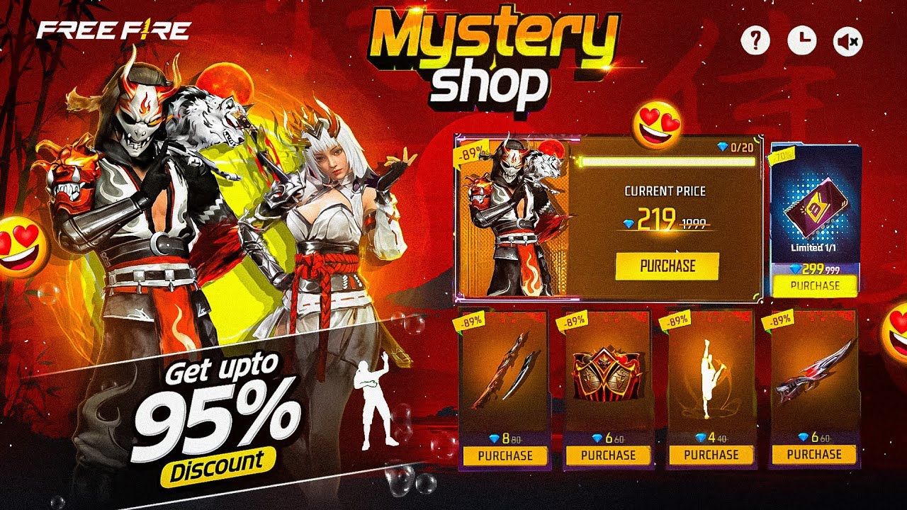 4 August🇮🇳 Mystery Shop Event Confirm🔥🥳| Upcoming New Events Free Fire | Free Fire New Event Today