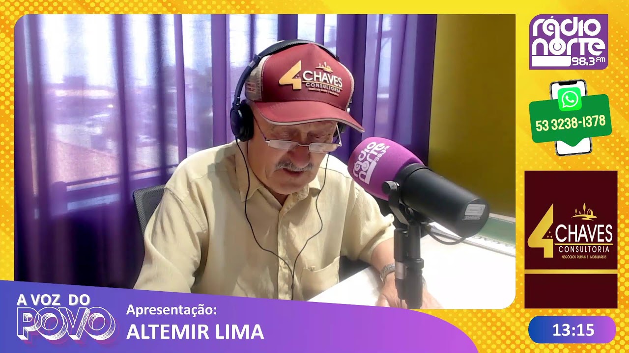 A Voz do Povo 15/01/2026 com Altemir Lima na Rádio Norte FM