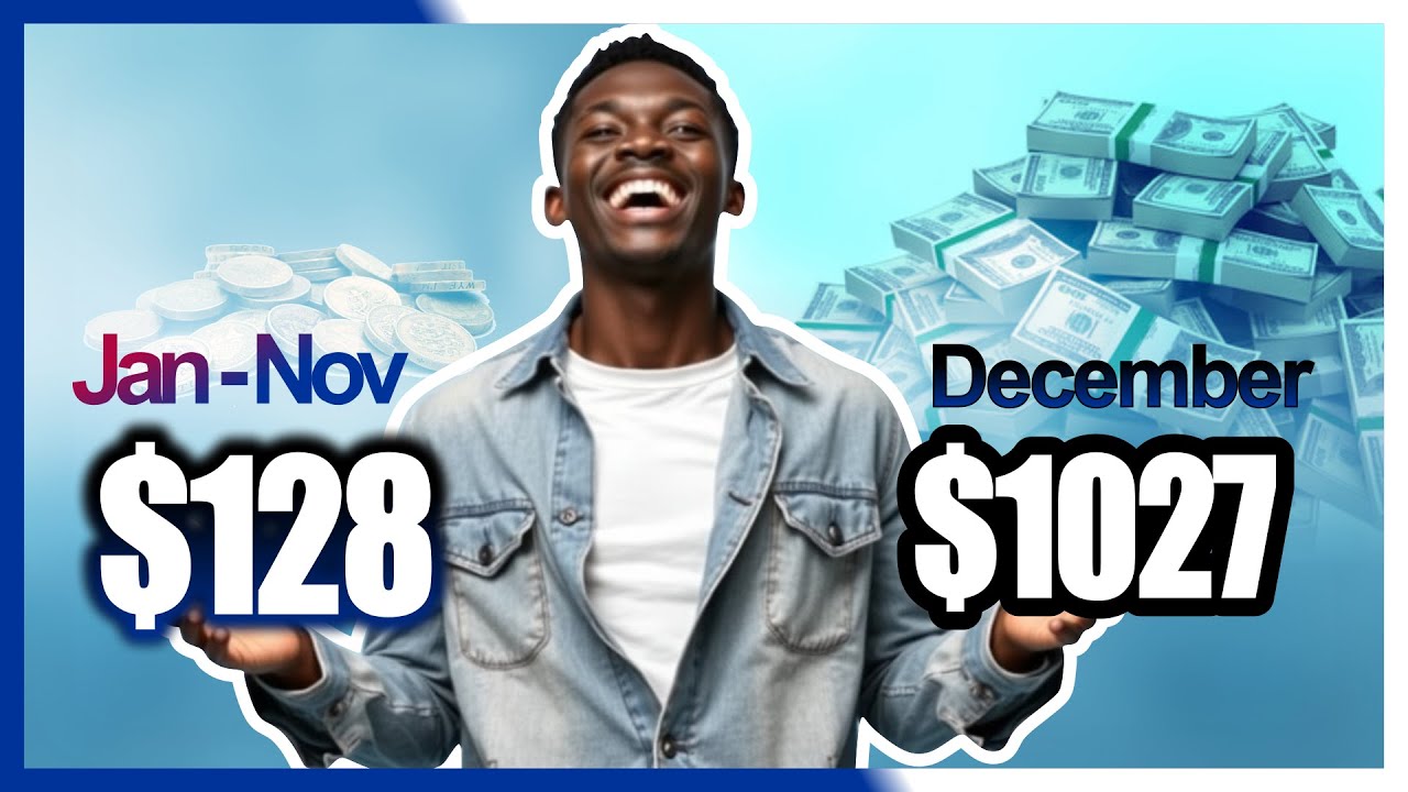 Making money in December is very easy, actually