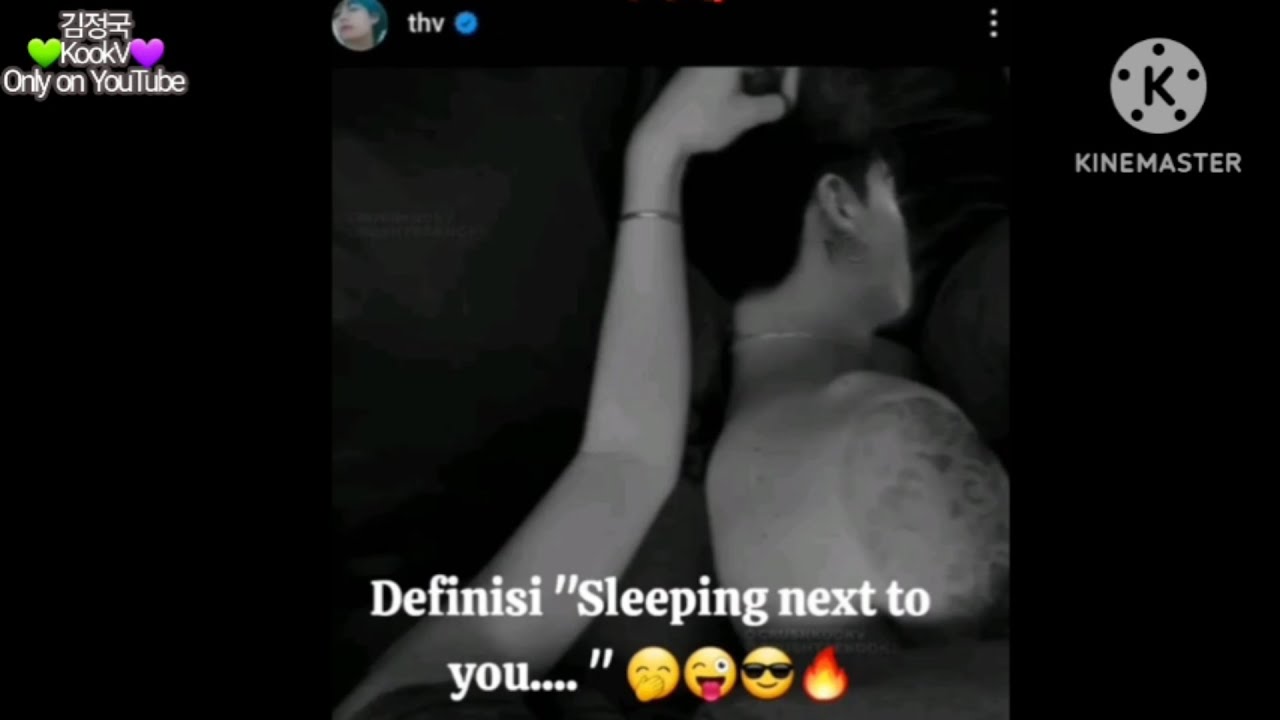 Taekook sweet lovely sleeps together and alone