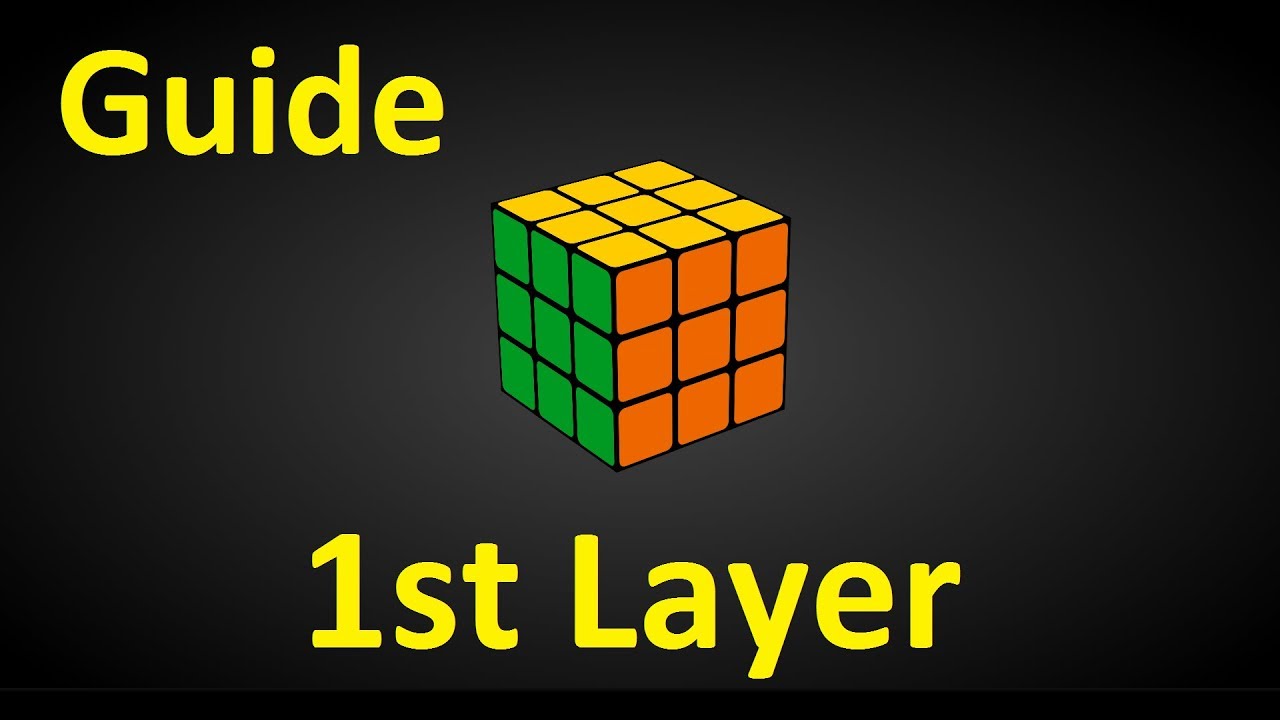 Rubik's Cube: Solution of 1st Layer