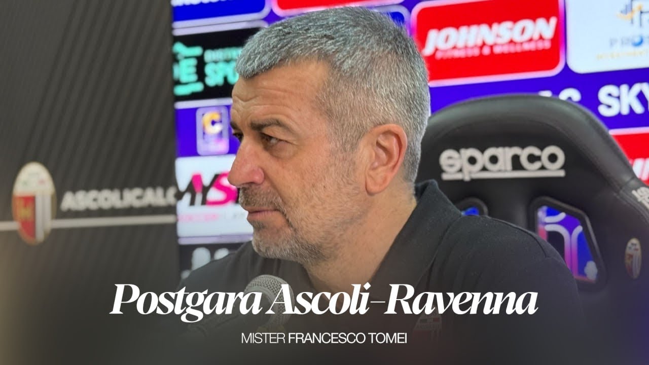 Mister Francesco Tomei | Postgara Ascoli-Ravenna | Ascoli Calcio