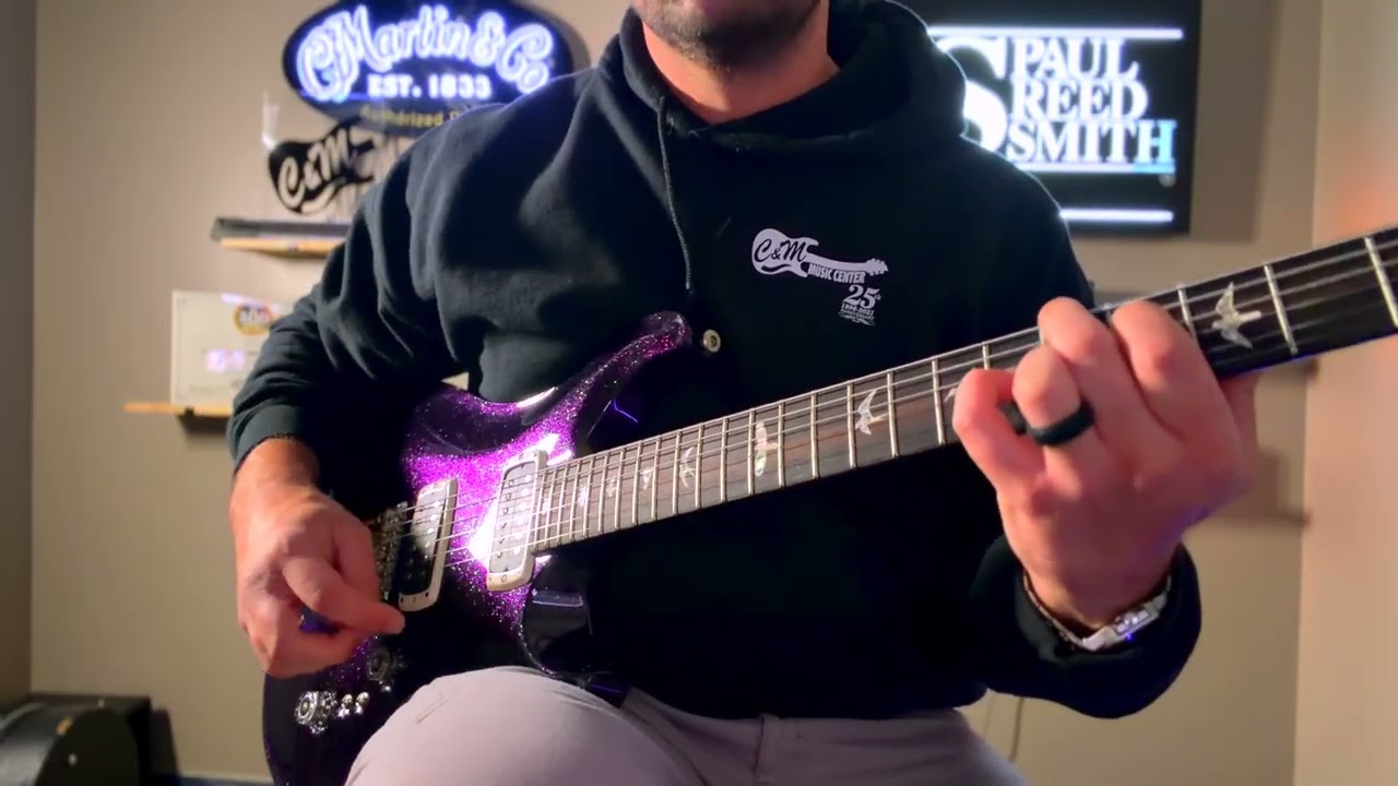 PRS Custom 24-08 - Sprayer's Choice / Custom Color - Purple Sparkle (Demo For James)