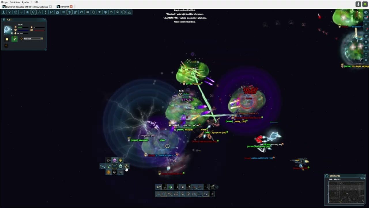 DarkOrbit TR1-5 #YÜCEΛΓMΛ - Bizim Oynadığımız Serverde Sahip Değil Rakip Bile Olamazsınız!