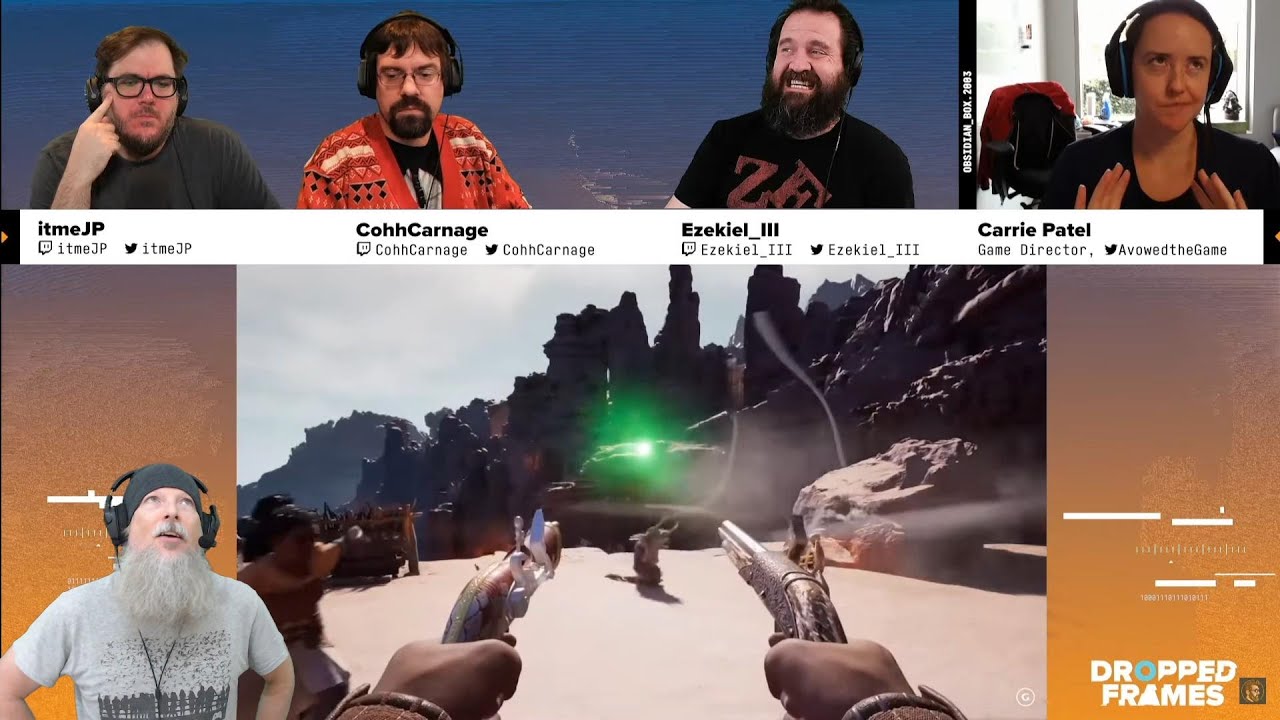 Dropped Frames Chats Avowed With Game Director Carrie Patel | Renfail Reacts