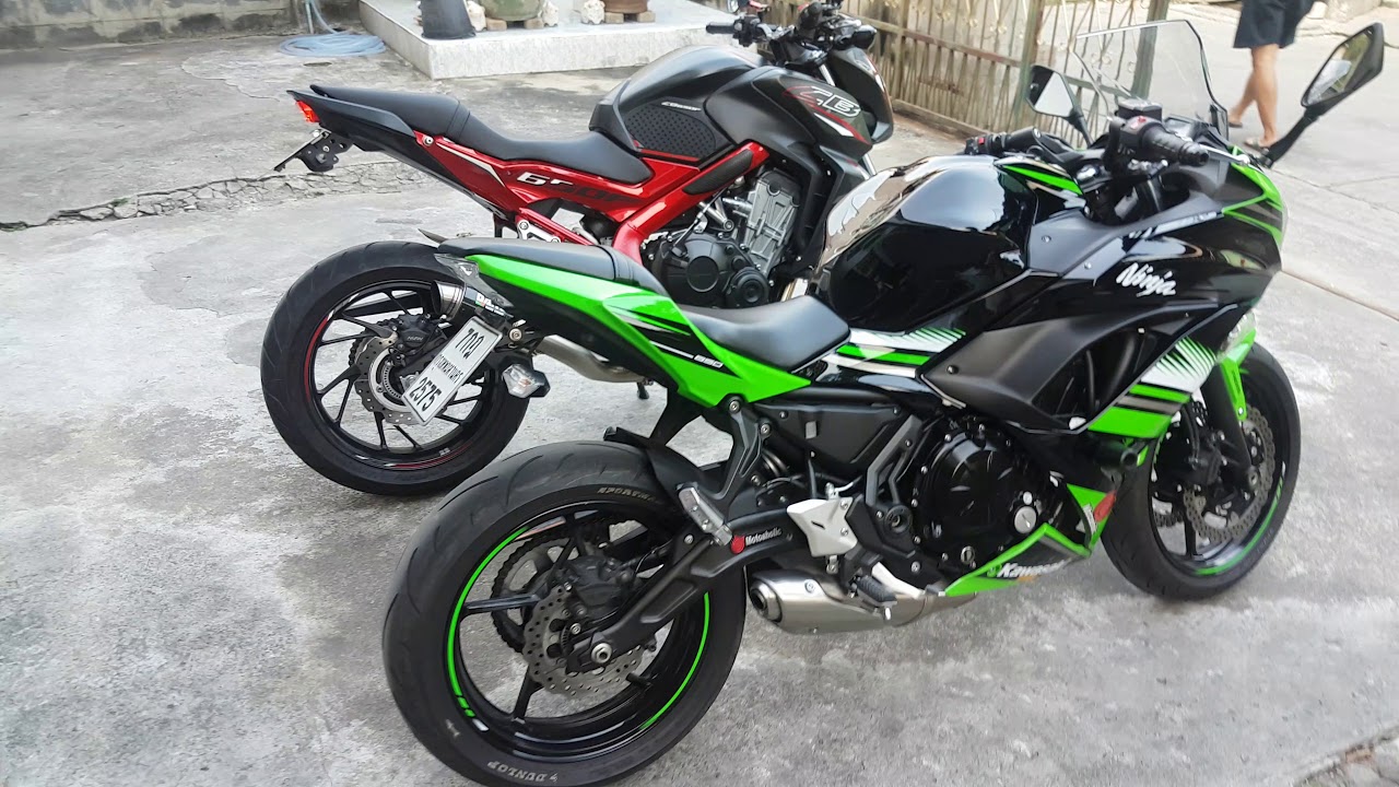 NINJA650 กับ CB650 2สูบกับ4สูบอันไหนดี
