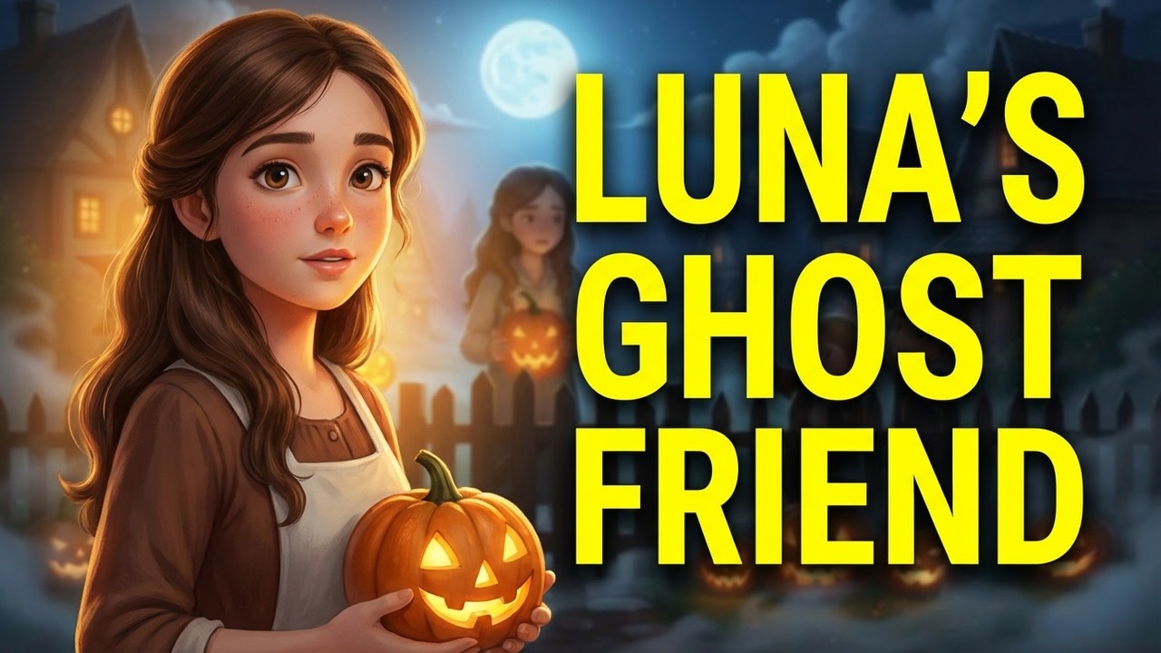 Halloween Story for Kids – Ghost Friend Magic Adventure: Luna & the Friendly Shadow