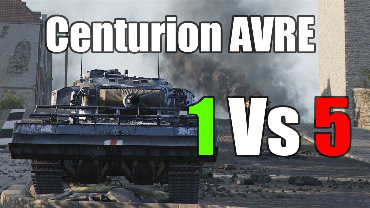 Wot Console - 1 Vs 5 - Centurion AVRE - Himmelsdorf