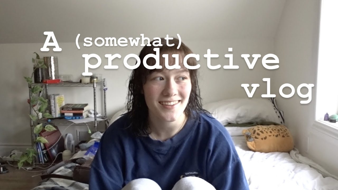 a productive day // vlog (cleaning, working out, rambling, etc)